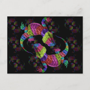 Rainbow Lizards Vykort