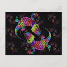 Rainbow Lizards Vykort