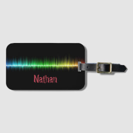 Rainbow Ljud Audio Image Music Bagagebricka