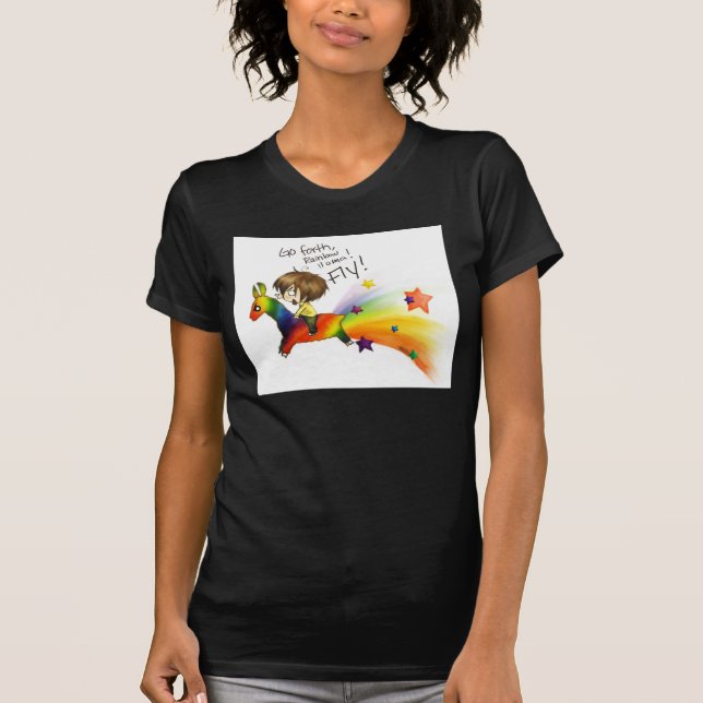 Rainbow Llama Tee (Framsida)