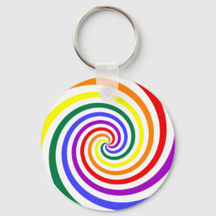 Rainbow Lollipop Nyckelring