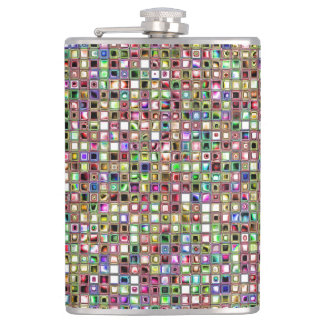 Rainbow 'Lollipop' Textured Mosaic Tiles Mönster Fickplunta