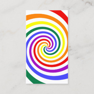 Rainbow Lollipop Visitkort