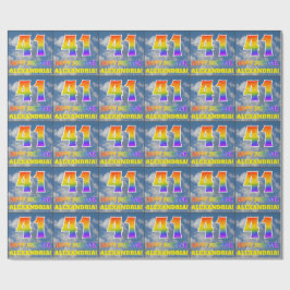 Rainbow look ’41’ & ’GRATTIS PÅ FÖDELSEDAGEN’, Clo Presentpapper