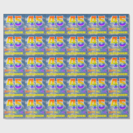 Rainbow look ’45’ & ’GRATTIS PÅ FÖDELSEDAGEN’, Clo Presentpapper