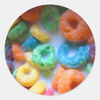 Rainbow Loops Cereal Bassäng Runt Klistermärke