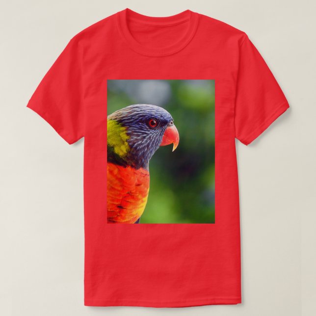 Rainbow Lorikeet 3 T Shirt (Design framsida)