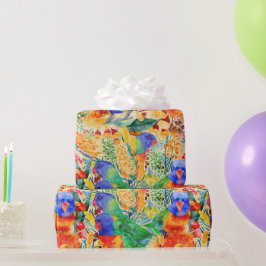 Rainbow Lorikeet Garden Presentpapper