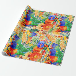 Rainbow Lorikeet Garden Presentpapper