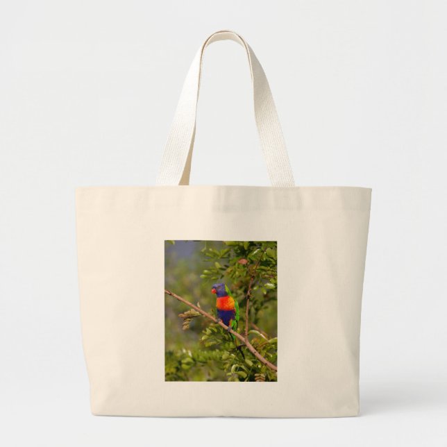 Rainbow lorikeet jumbo tygkasse (Framsidan)