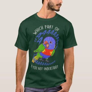 Rainbow Lorikeet Parrot Aaaa T Shirt
