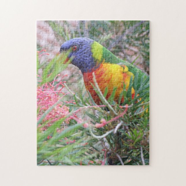 Rainbow Lorikeet Puzzle Pussel (Vertikal)
