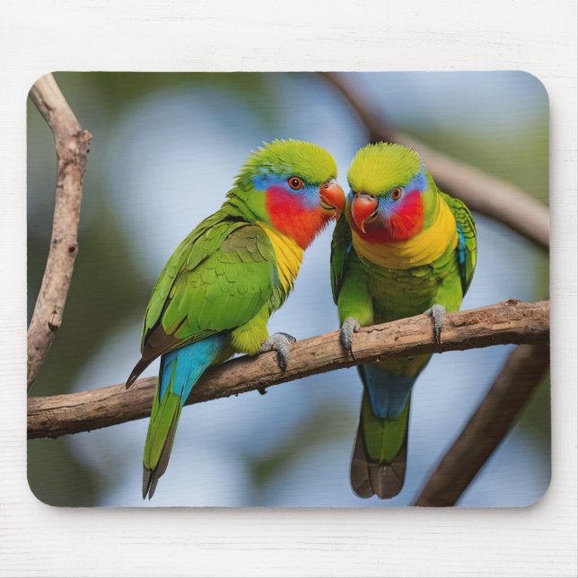 Rainbow Lorikeets Musmatta (Framsidan)