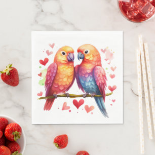 Rainbow Lovebird Pappersservett
