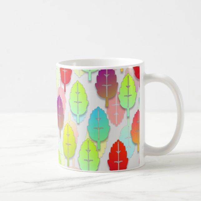 Rainbow Lövs Kaffemugg (Höger)