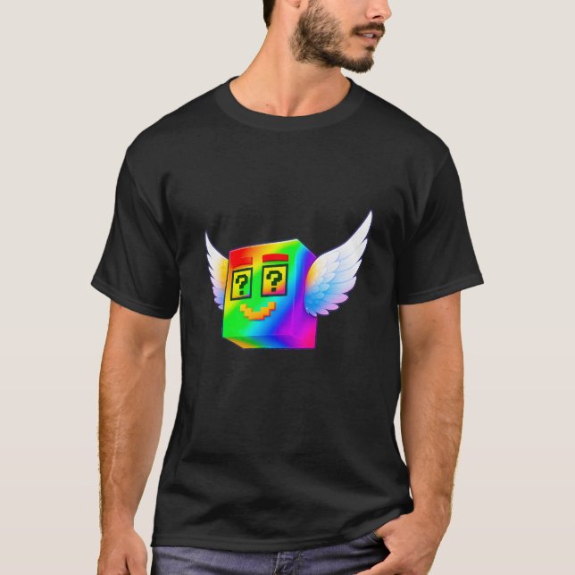 Rainbow Lucky Block Mythic New Secret Brainrot God T Shirt (Framsida)