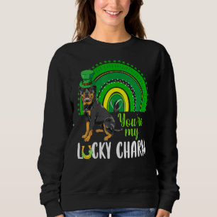 Rainbow Lucky Charm Rottweiler Hund St Patricks Da T Shirt