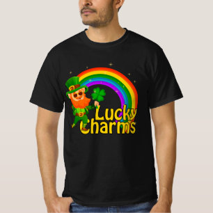 Rainbow Lucky Charms-skjorta, St patricks day, Luc T Shirt