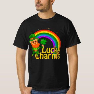 Rainbow Lucky Charms-skjorta, St patricks day, Luc T Shirt