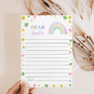 Rainbow Lucky One Time Capsule Note Message Card Tack Kort