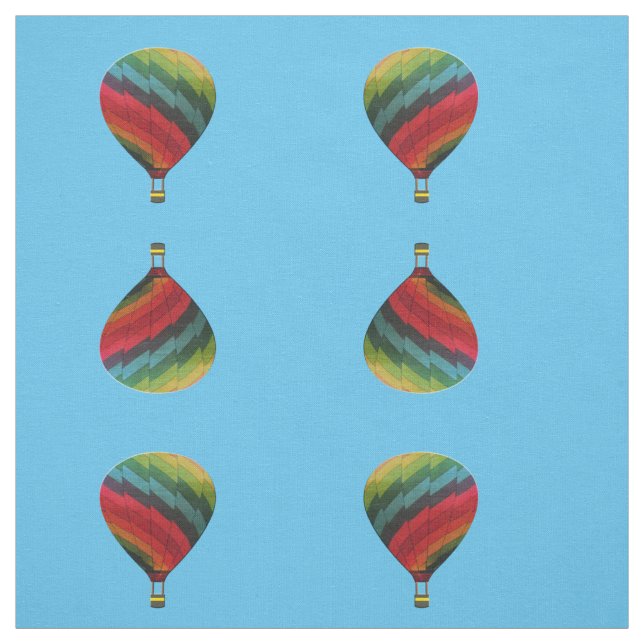 Rainbow Luft Balloon Tyg (Provkarta)