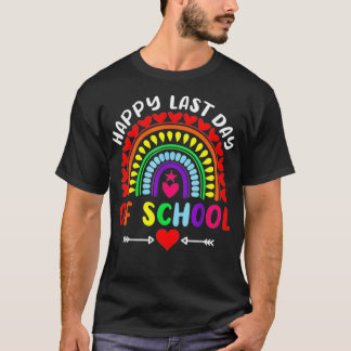 Rainbow Lycklig förra dagen, lärare i skolan Stude T Shirt
