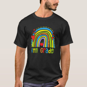 Rainbow Lycklig, förra skoldagen 2022, fjärde Klas T Shirt