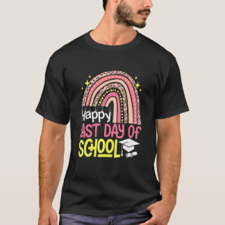 Rainbow Lycklig förra skoldagen för Studenter Tea T Shirt