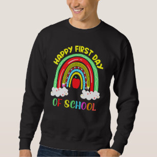 Rainbow Lycklig, första dagen för skollärarboys Gi Lång Ärmad Tröja