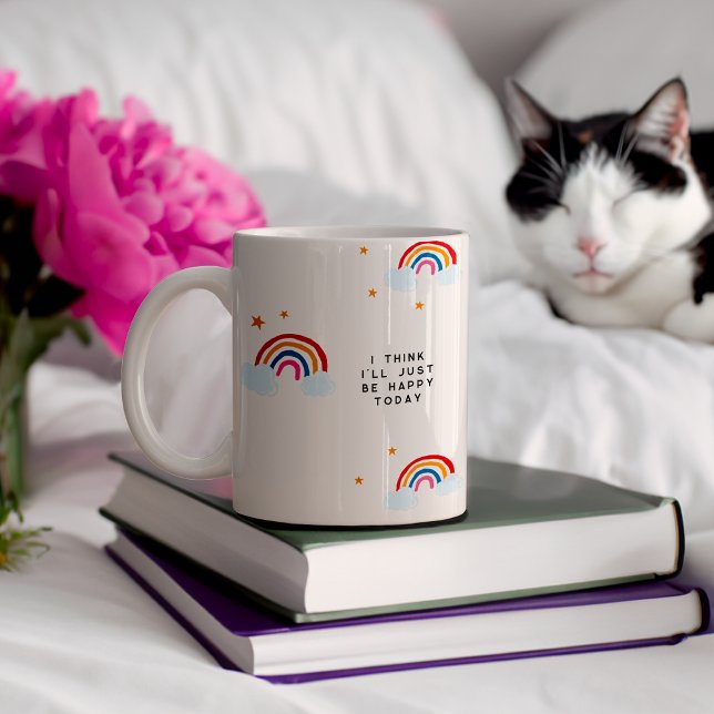 Rainbow Lycklig Little Mugg Monogram (Skapare uppladdad)
