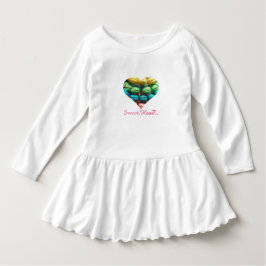 Rainbow Macaron Sweet Heart Tee Shirt