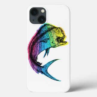 Rainbow Mahi Mahi on White