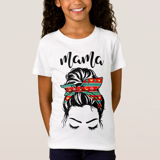 Rainbow Mamma jul Kärlek Red Play T Shirt (Framsida)