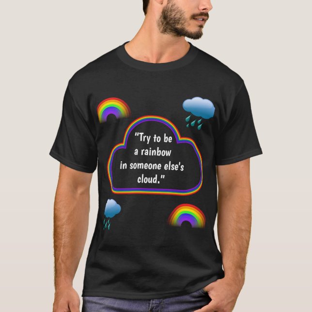 "Rainbow" Manar-Shirt T Shirt (Framsida)