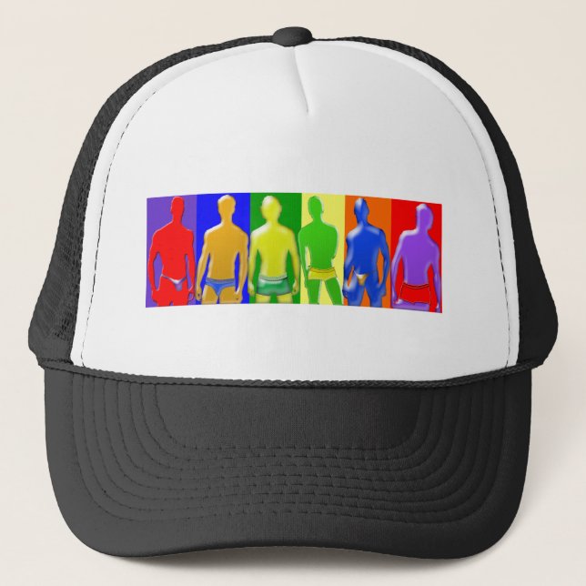 Rainbow Manar Truckerkeps (Framsida)