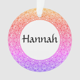 Rainbow Mandala Anpassade Acrylic Ornament