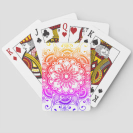 Rainbow Mandala Deck of Cards Casinokort