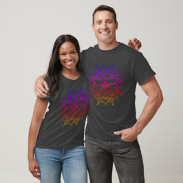 Rainbow Mandala shirt T