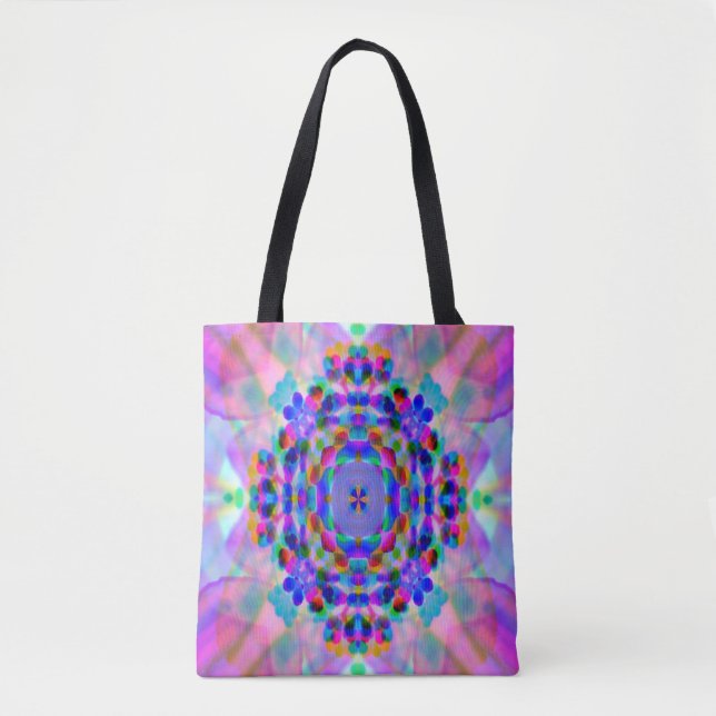 Rainbow Mandala... Tygkasse (Framsida)