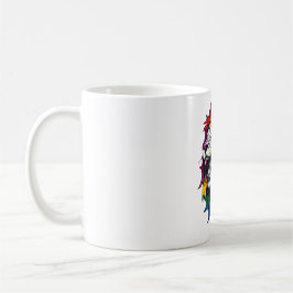 Rainbow Mane Roaring Lejon HGBTQ+ Pride mugg