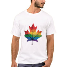 Rainbow Maple Löv T-Shirt