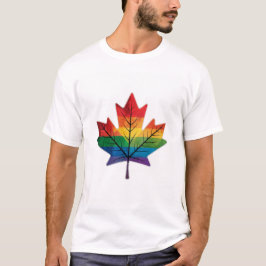 Rainbow Maple Löv T-Shirt