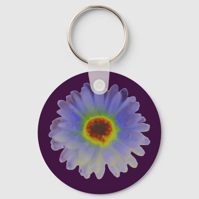 Rainbow Marigold Keychain Nyckelring (Framsida)