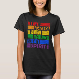 Rainbow Meanings (HBT Gay Lesbisk Transgender) T Shirt
