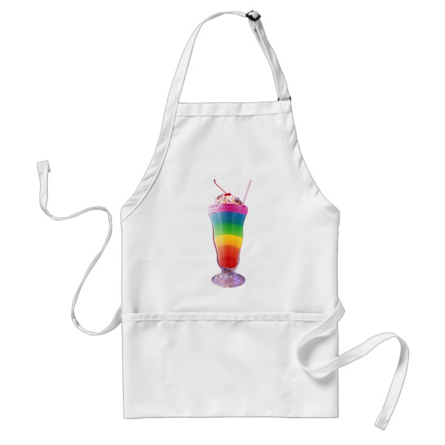 Rainbow Milkshake Förkläde (Framsidan)