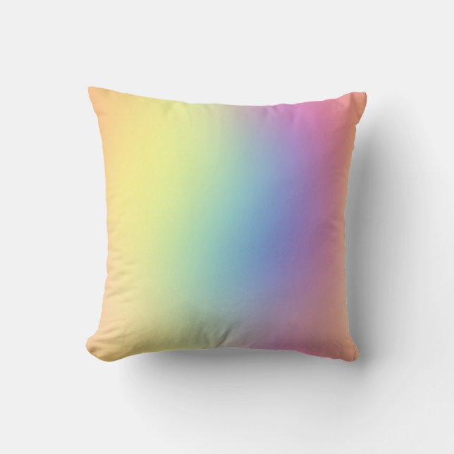 RAINBOW MIST DESIGN ANPASSNINGSBAR CUSHION KUDDE (Framsida)