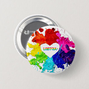Rainbow Modern Rand LGBT Knapp