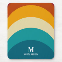 Rainbow Monogram eget namn Retro Sunset Rand
