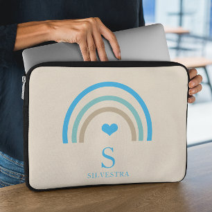 Rainbow Monogram Laptop sleeve