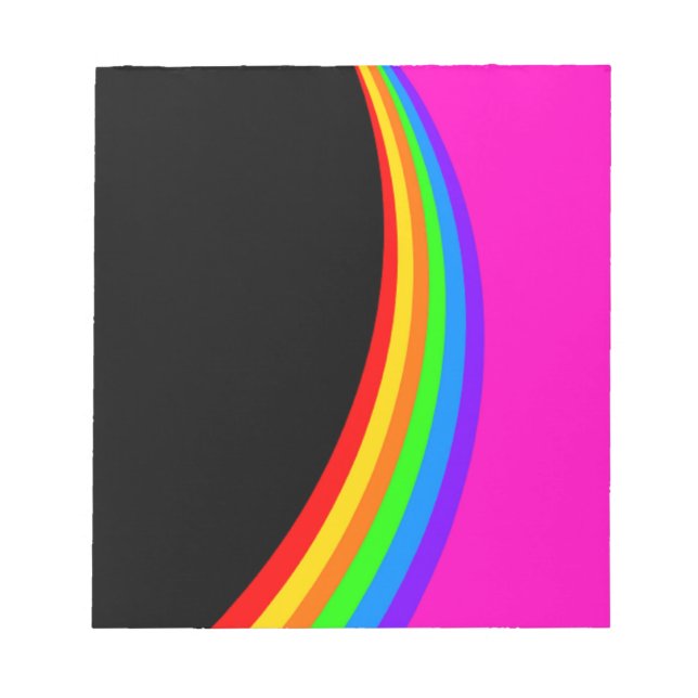 RAINBOW MÖNSTER ANTECKNINGSBLOCK (Framsida)